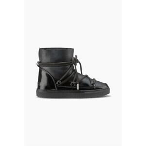 NEW INUIKII women's gloss sneaker boot in black